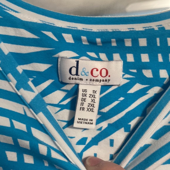 Denim & Co Tshirt size 1X womens - Picture 2 of 2